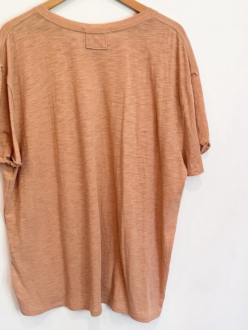 Men's Washed Rust Crew Neck T-Shirt